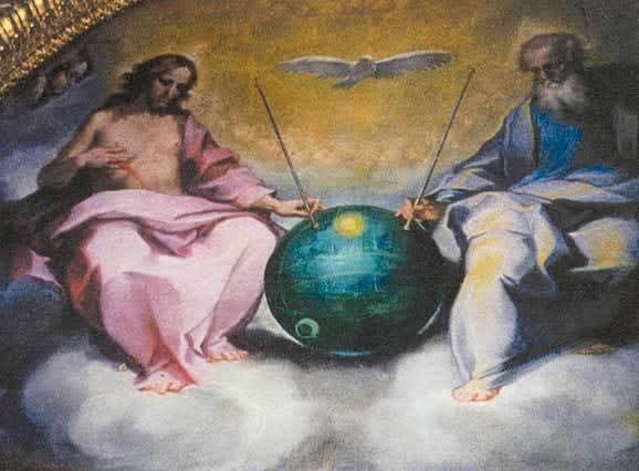 Lo Sputnik 1 in un dipinto del 1600